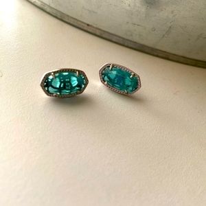 Kendra Scott Aquamarine Studs